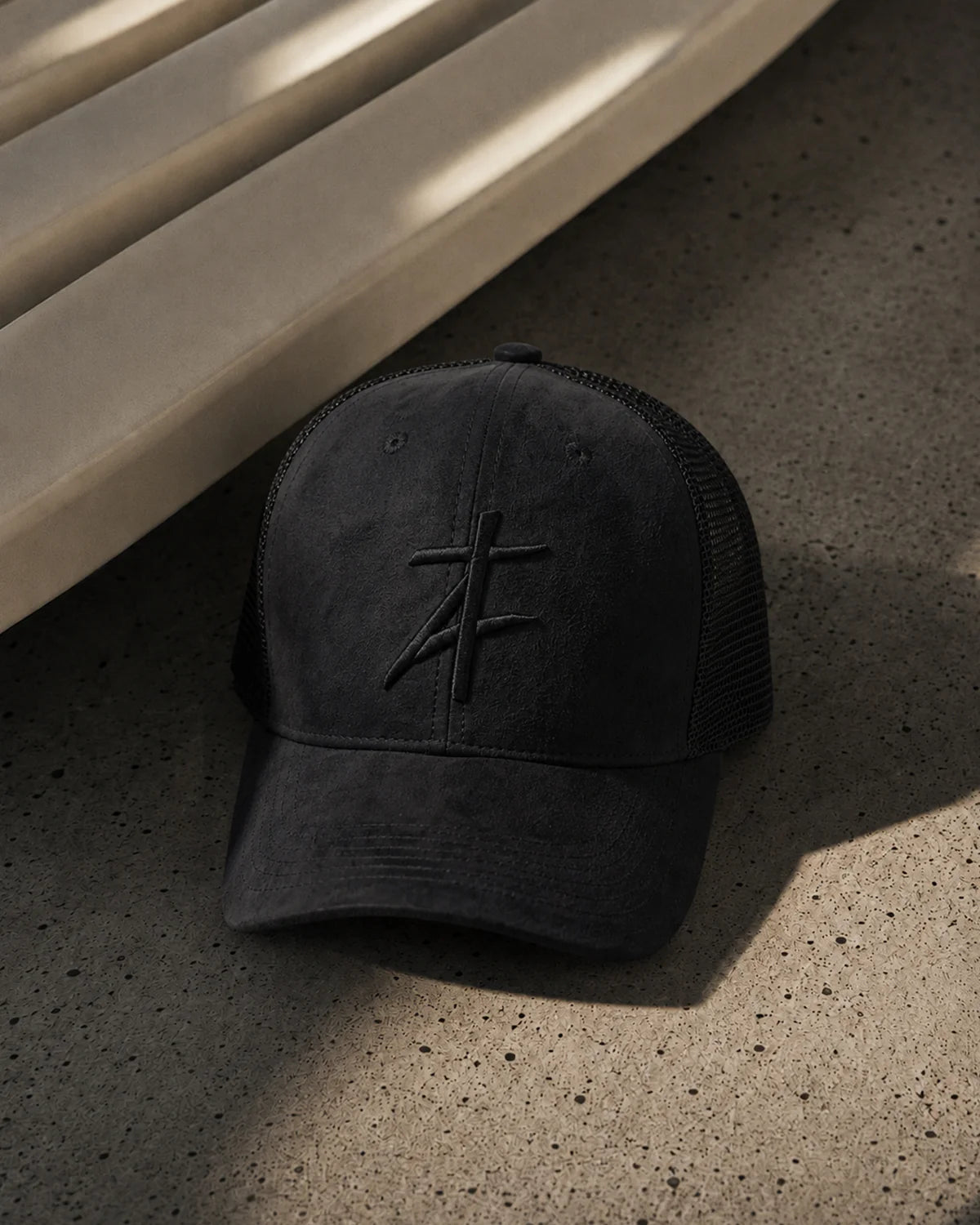 Suede Flex Trucker Cap