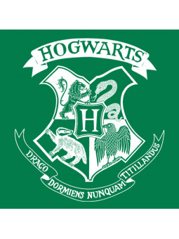 Hogwarts Crest - Harry Potter Official Oversized Cropped T-shirt