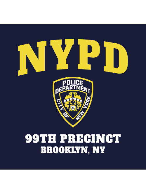 NYPD Navy/Yellow Dog T-Shirt - NYC