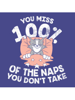 You Miss 100% Of The Naps - Tom & Jerry Official T-shirt