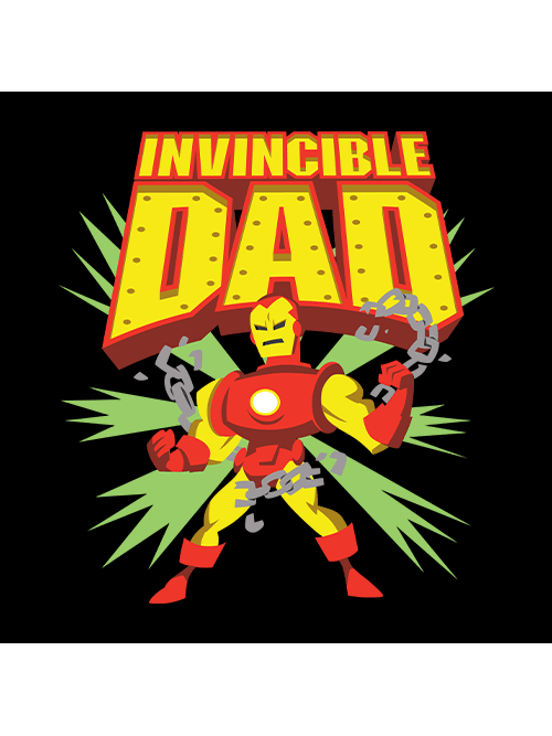 Invincible Dad | Iron Man Official Merchandise | Redwolf