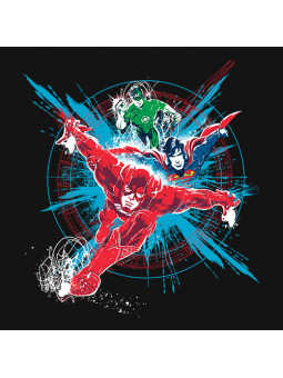 Justice League: Speedy Trio - Justice League Official T-shirt