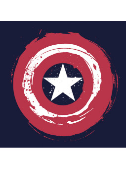 Captain America: Graffiti Shield - Marvel Official T-shirt