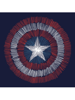 Captain America: Shield Sketch - Marvel Official T-shirt