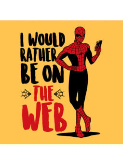 Rather Be On The Web - Marvel Official T-shirt