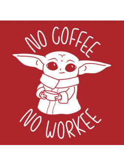 No Coffee, No Workee - Star Wars Official T-shirt