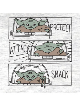 Protect, Attack, Snack - Star Wars Official T-shirt