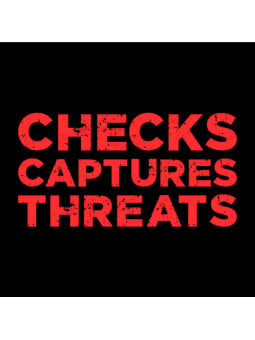 Check Captures Threats - T-shirt