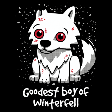 Goodest Boy Of Winterfell | Game Of Thrones T-shirts | Redwolf