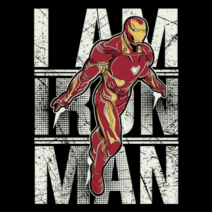 The Invincible Iron Man Iron Merchandise | Man Redwolf T-Shirt | Official