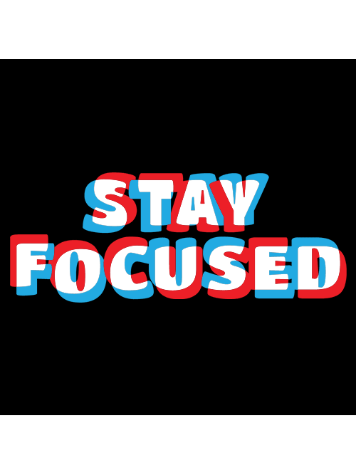 Stay Focused T-shirt | Redwolf