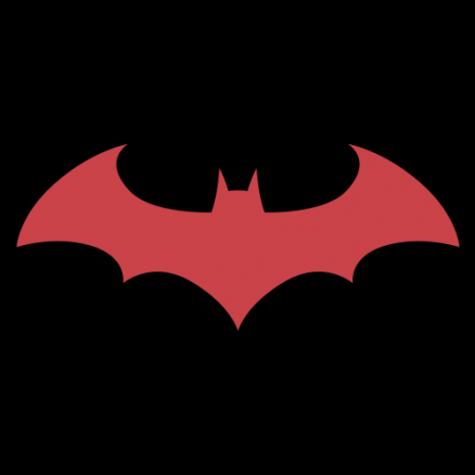 Batman Red Logo Hoodie | Official Batman Merchandise | Redwolf