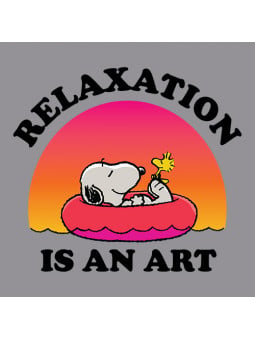 Relaxation Is An Art - Peanuts Official Tank Top