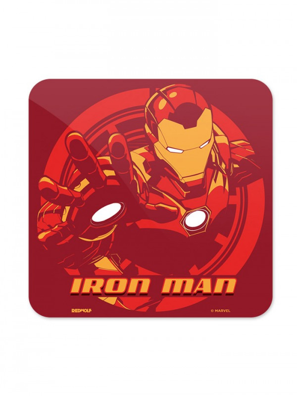 Classic Iron Man Marvel Official Coaster Redwolf