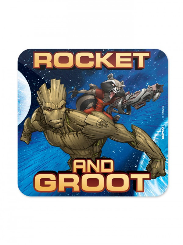 Groot And Rocket Marvel Official Coaster Redwolf