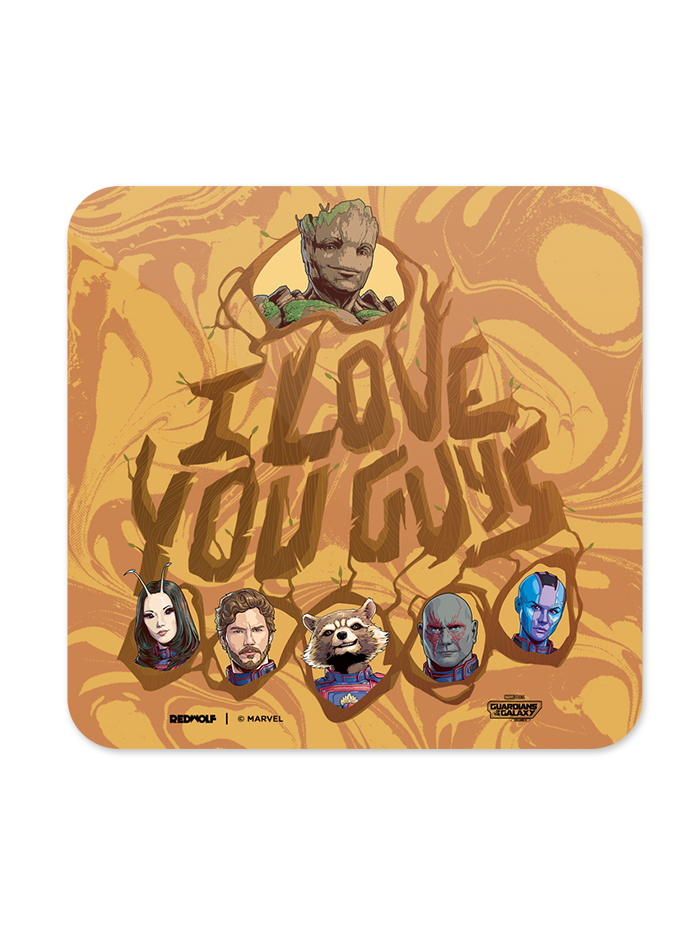 I Love You Guys Marvel Official Coaster Redwolf