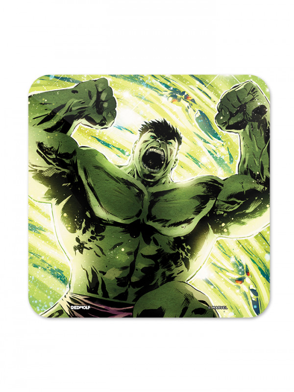 The Angry Green Man - Marvel Official Coaster