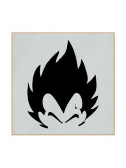 Saiyan Prince Silhouette - Fridge Magnet