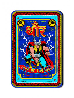 God Of Thunder: Desi Truck Art - Marvel Official Fridge Magnet