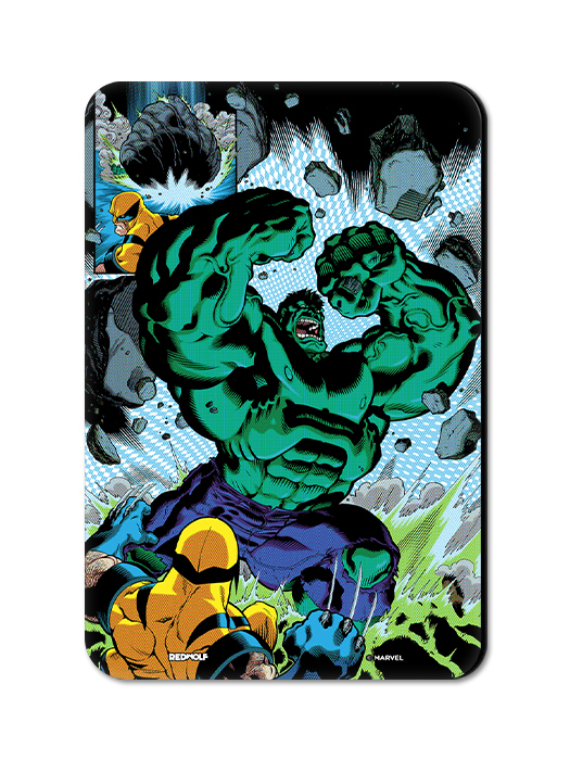 Wolverine Vs Hulk | Marvel Official Fridge Magnet | Redwolf