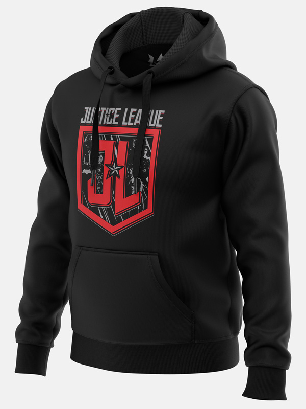 JL: Badge - Justice League Official Hoodie