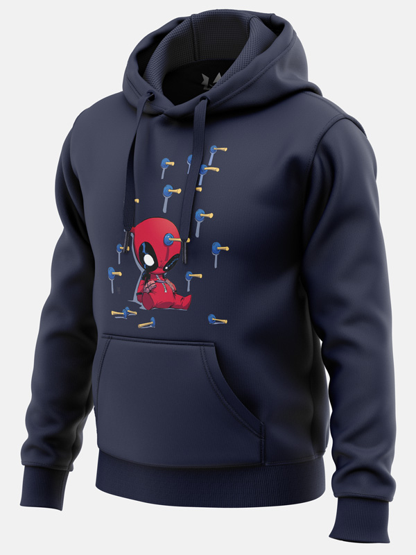 Deadpool Chibi Darts - Marvel Official Hoodie