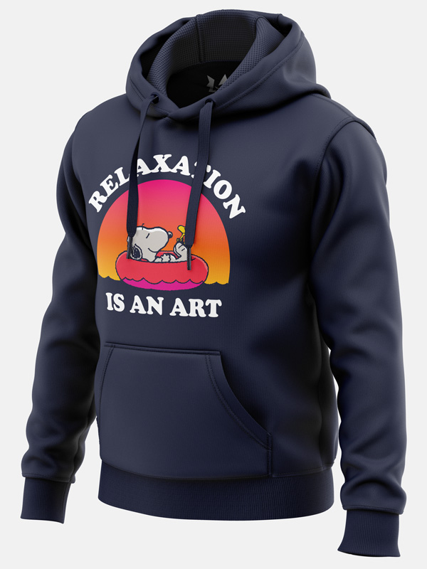 Relaxation Is An Art Hoodie | Official Peanuts Merchandise | Redwolf