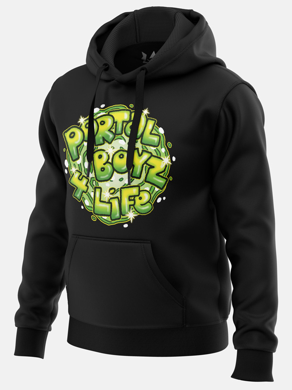 Portal Boyz 4 Life - Rick And Morty Official Hoodie