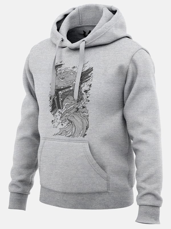 Boba Fett: Sketch - Star Wars Official Hoodie