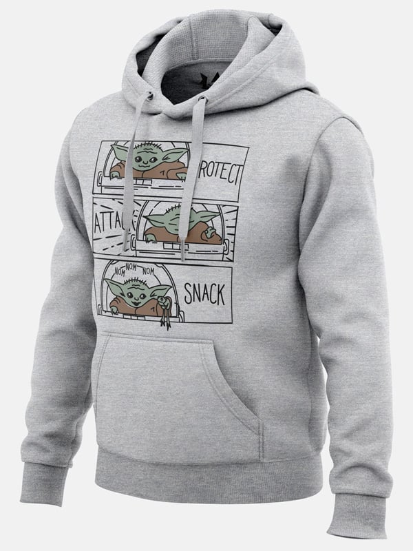 Protect, Attack, Snack - Star Wars Official Hoodie
