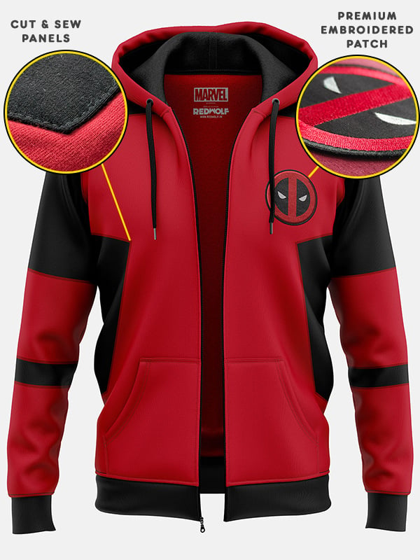 Deadpool Emblem - Marvel Official Hoodie [PRE-ORDER SHIPS 4-DEC-2024]