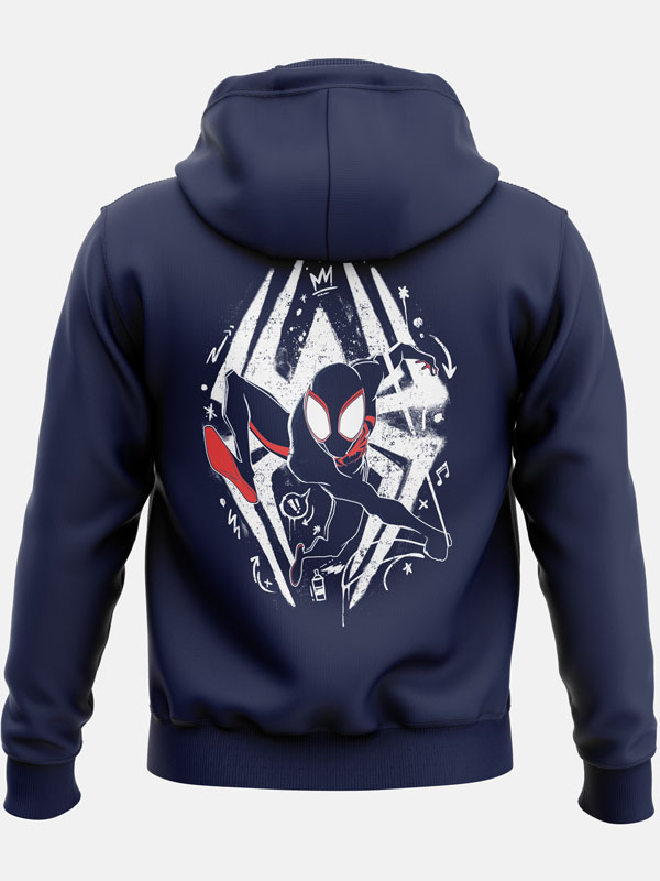 Boys miles morales hoodie hotsell