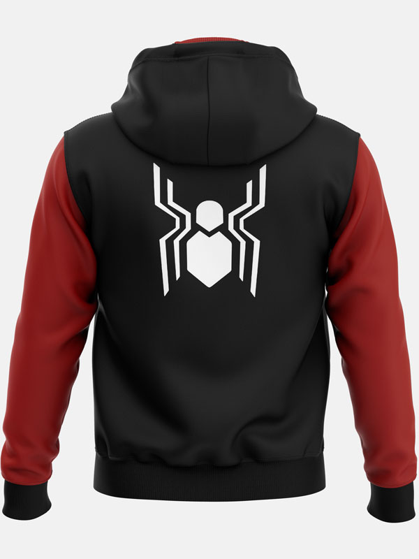 Upgraded Spider Suit Hoodie Official Spider Man Merchandise Redwolf