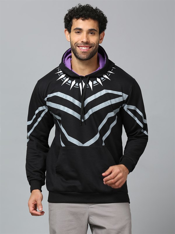 Black panther hotsell hoodie mens