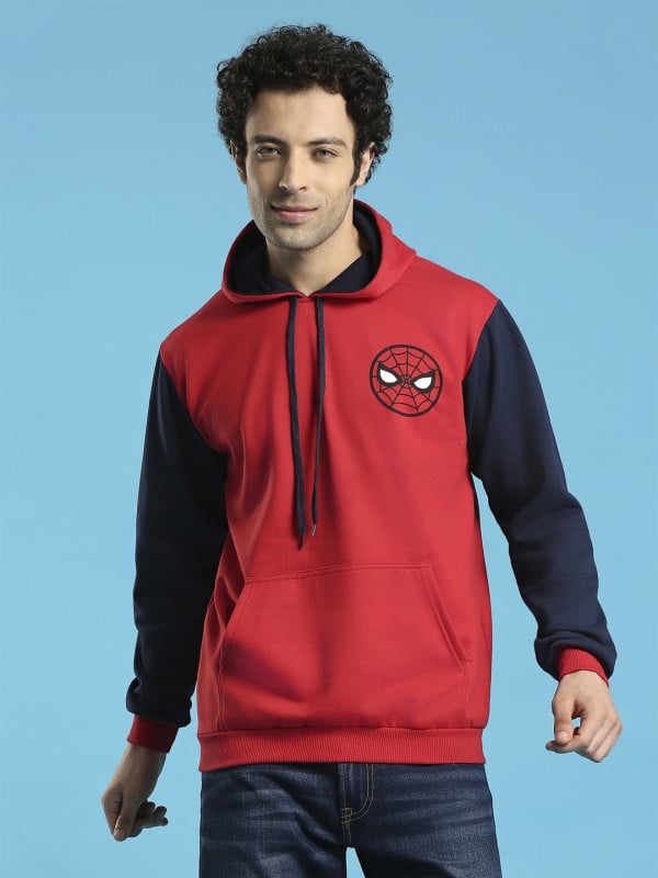 Red spider man sale sleeveless hoodie