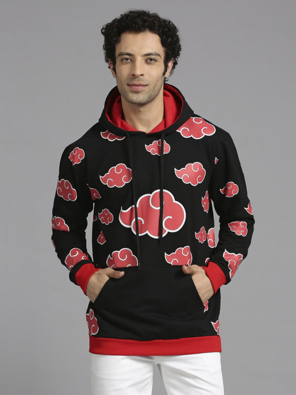 Buy Naruto Akatsuki Red Clouds Costume Coat Anime Bomber Zipper Jacket |  Unisex Style | Derby at Wrist and Waistband (XS - Extra Small) at Amazon.in