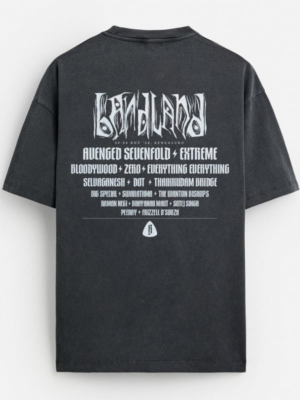 Festival Lineup - Bandland Official Oversized T-shirt [PRE-ORDER SHIPS 18-NOV-2024]