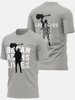 Raised Guitar - Bryan Adams Official T-shirt [PRE-ORDER SHIPS OUT ON 2ND DECEMBER 2024]