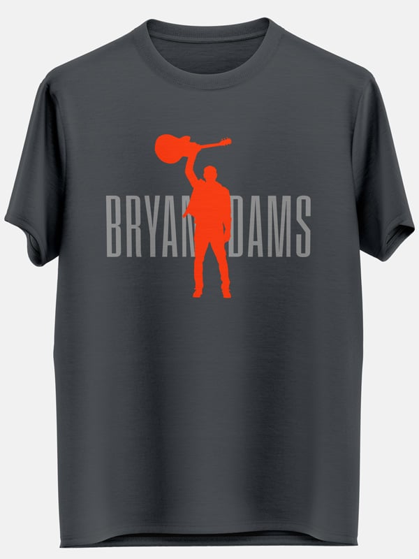 Red Silhouette - Bryan Adams Official T-shirt [PRE-ORDER SHIPS OUT ON 2ND DECEMBER 2024]