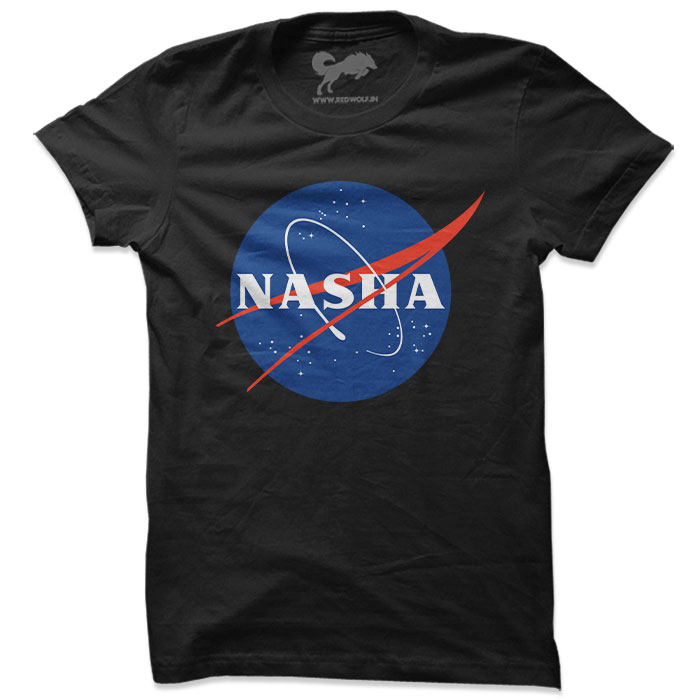 Nasha (Black) T-shirt, Official Samay Raina Merchandise