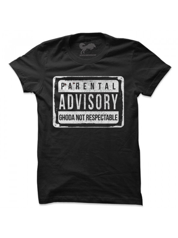 Parental Advisory (Black) T-shirt | Official Samay Raina Merchandise ...