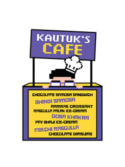 Kautuk's Café - T-shirt