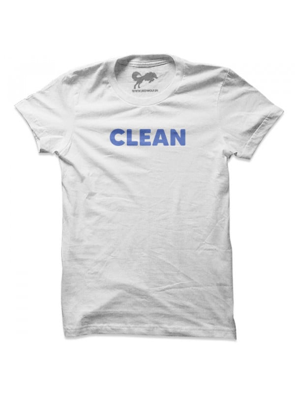 Clean (White) - T-shirt