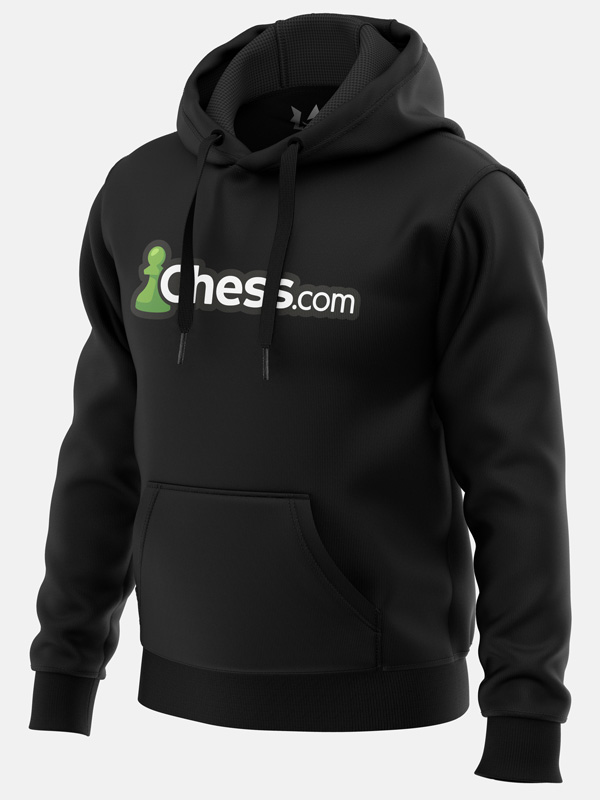 Chess.com Classic (Black) - Hoodie