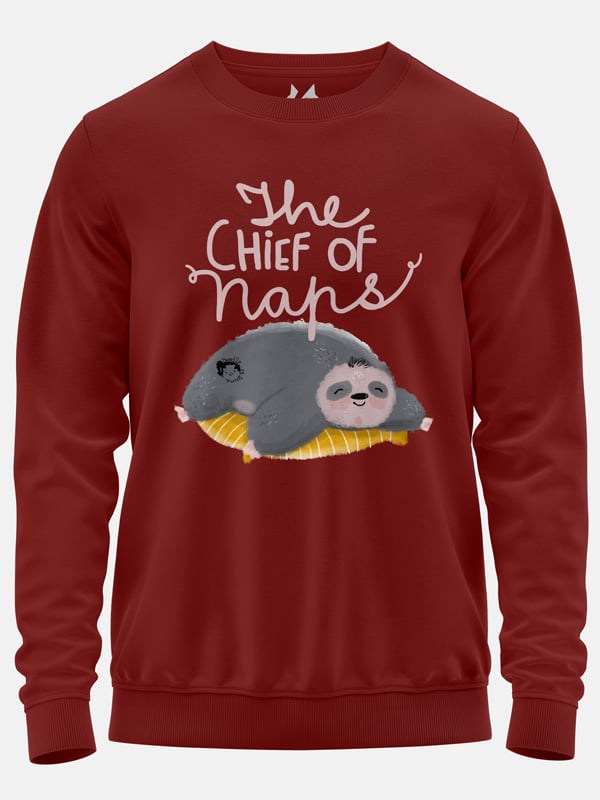 The Chief Of Naps (Maroon) - Pullover