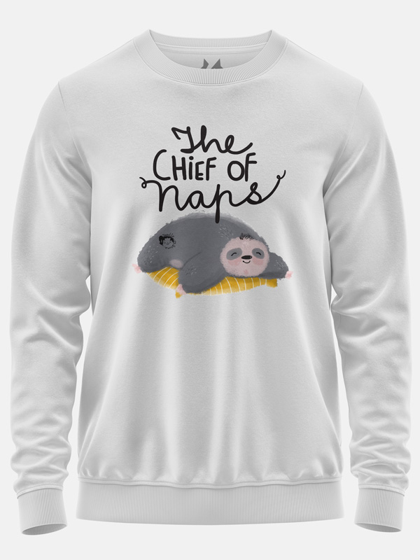 The Chief Of Naps (White) - Pullover