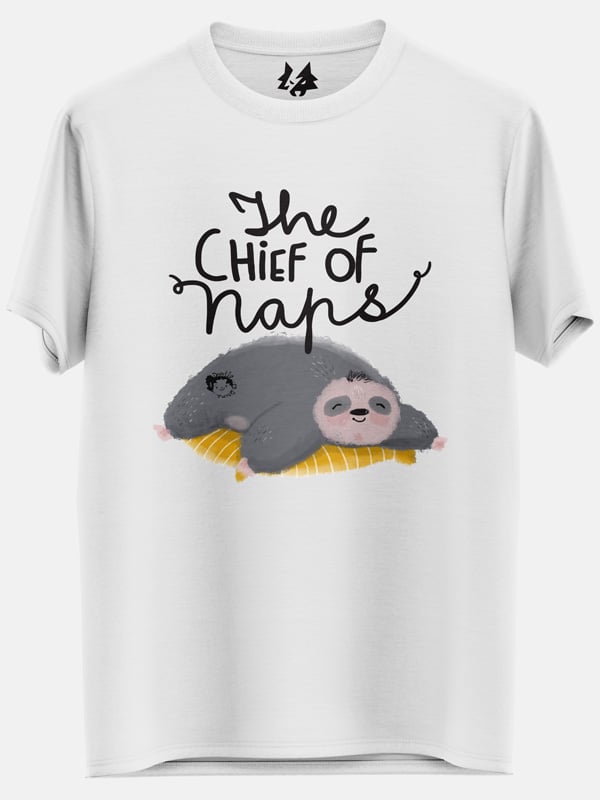 The Chief Of Naps (White) - T-shirt