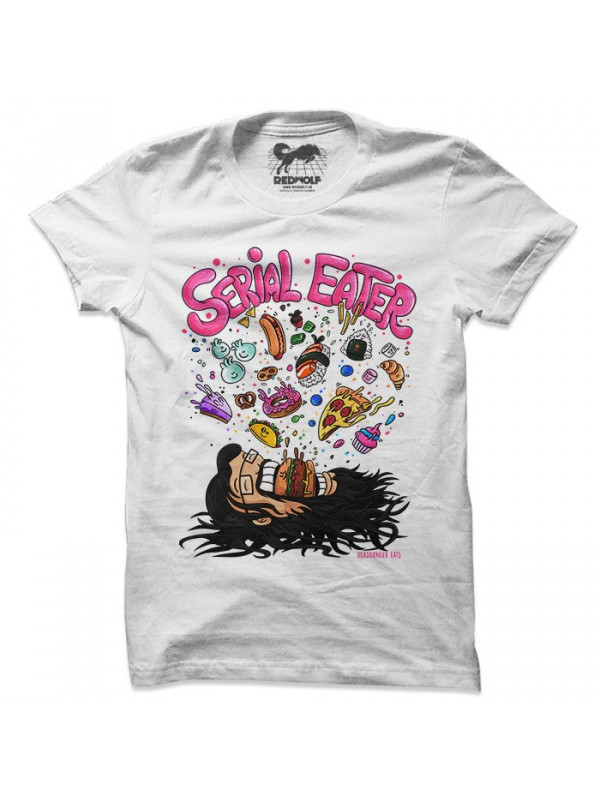 Serial Eater (White) - T-shirt