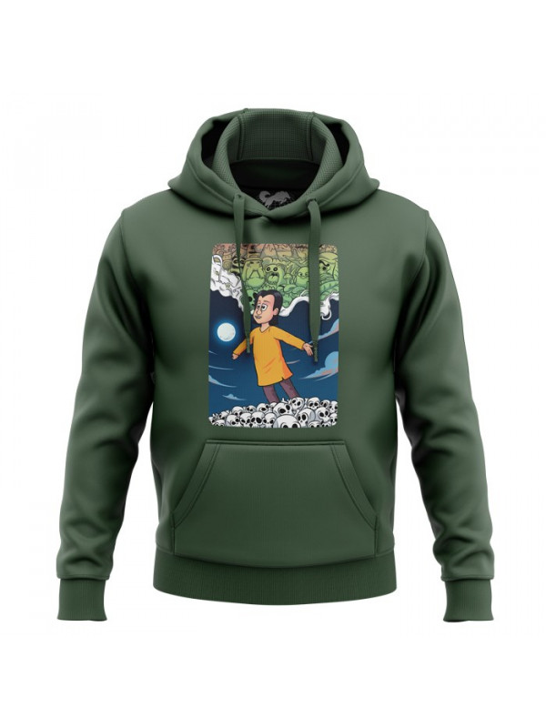 Moonlight Is The Land Of Ghosts (Green) - Hoodie