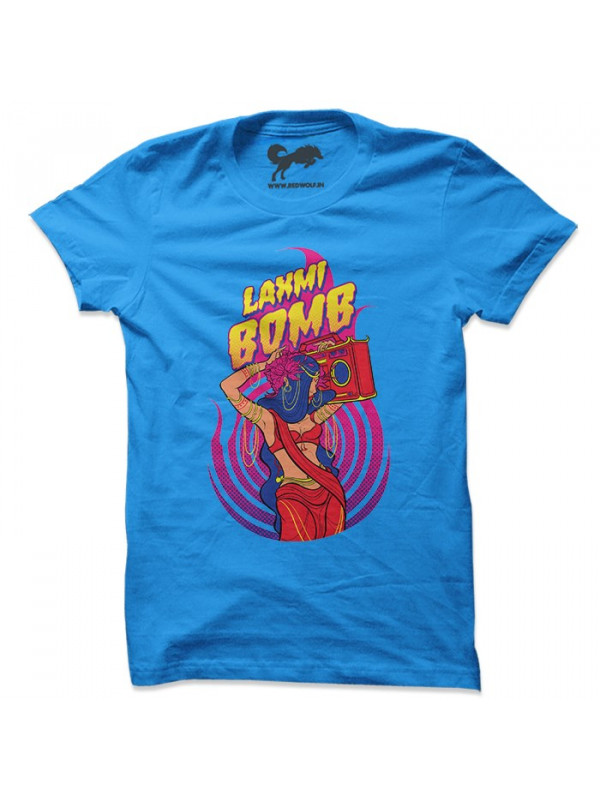 Laxmi Bomb 'Crackers' - Blue T-shirt